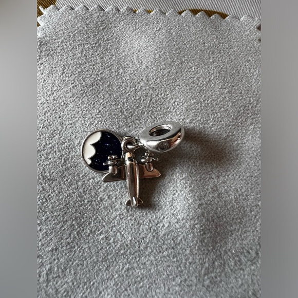 Propeller Plane Dangle Charm - Picture 2 of 3